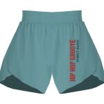 Ladies Flowy Overlay Shorts Thumbnail