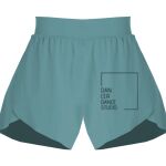 Ladies Flowy Overlay Shorts Thumbnail