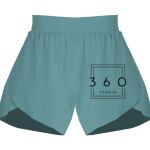Ladies Flowy Overlay Shorts Thumbnail