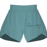Ladies Flowy Overlay Shorts Thumbnail