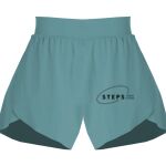 Ladies Flowy Overlay Shorts Thumbnail