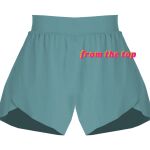 Ladies Flowy Overlay Shorts Thumbnail