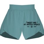 Ladies Flowy Overlay Shorts Thumbnail