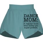 Ladies Flowy Overlay Shorts Thumbnail