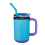 Abelia SS Sip & Twist Lid Mug w/Straw - 16oz Thumbnail