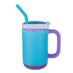 Abelia SS Sip & Twist Lid Mug w/Straw - 16oz Thumbnail