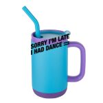 Abelia SS Sip & Twist Lid Mug w/Straw - 16oz Thumbnail