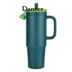 Kentia SS Travel Mug w/Silicone Straw & Charm Holder - 30oz Thumbnail