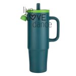 Kentia SS Travel Mug w/Silicone Straw & Charm Holder - 30oz Thumbnail