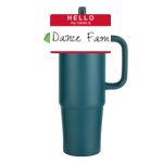 Kentia SS Travel Mug w/Silicone Straw & Charm Holder - 30oz Thumbnail