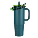 Kentia SS Travel Mug w/Silicone Straw & Charm Holder - 30oz Thumbnail